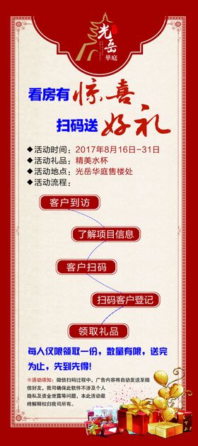 房地产展架