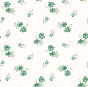 小碎花手绘数码印
