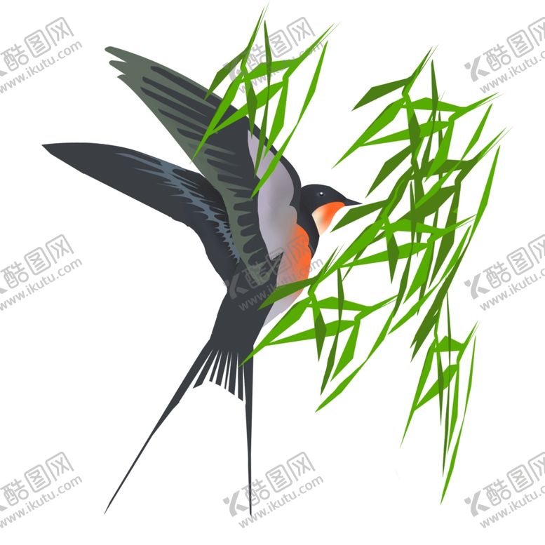 编号：70846810190730544150【酷图网】源文件下载-立春燕子插画