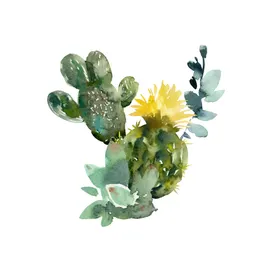 免扣植物素材图片花朵插画花草树