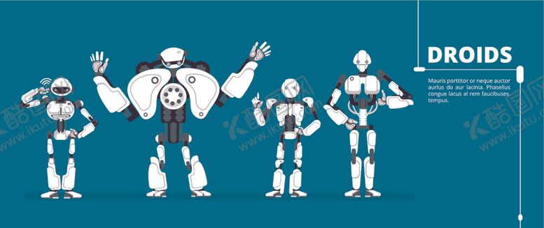 编号：34713307050202219254【酷图网】源文件下载-创意科技机器人插画设计
