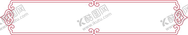 编号：46352809220853301374【酷图网】源文件下载-红色中国风标题框边框