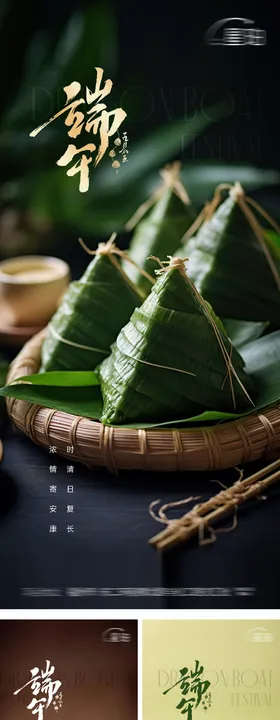 端午节实景系列海报