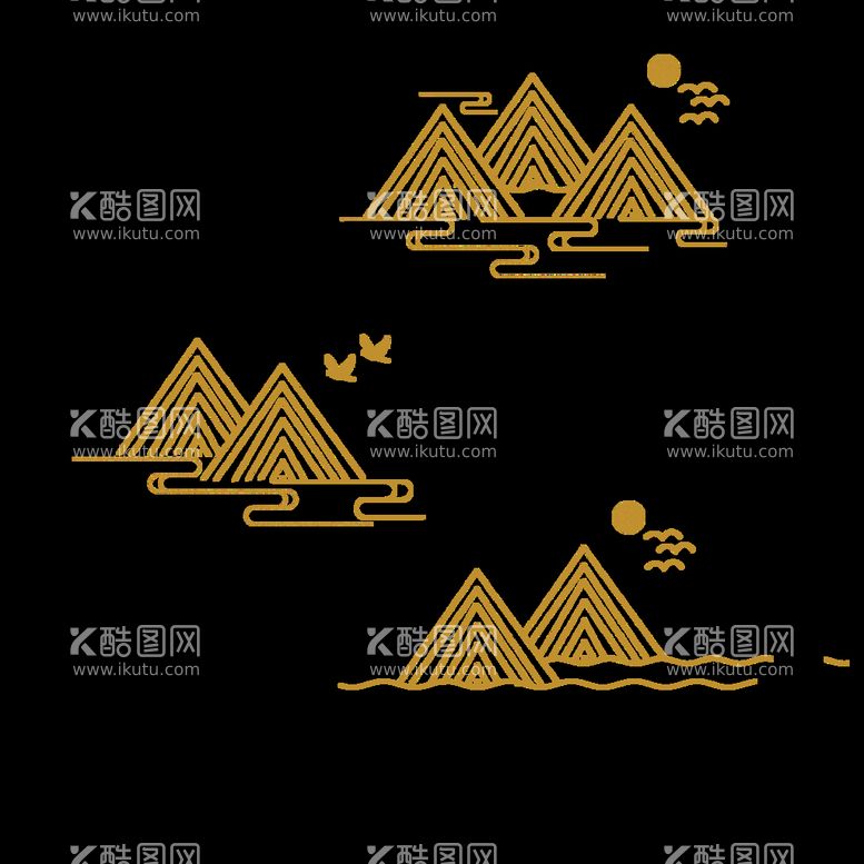 编号：37296410010645245634【酷图网】源文件下载-中式线条