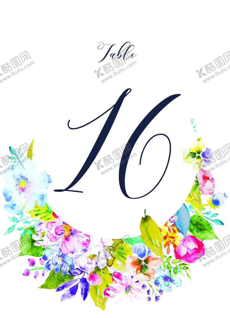 编号：59655310101338399485【酷图网】源文件下载-小清新水彩邀请函设计