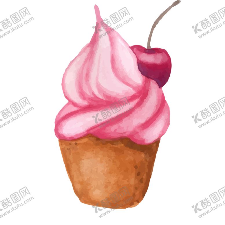 编号：24681305180145253479【酷图网】源文件下载-手绘蛋糕
