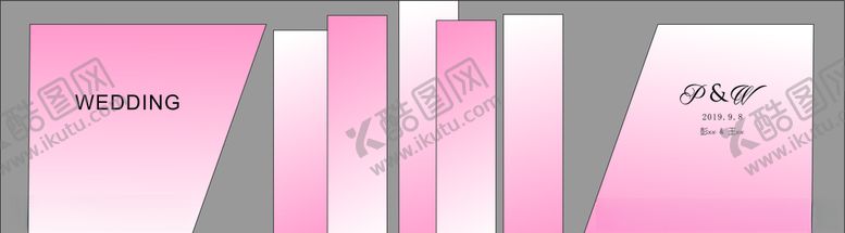 编号：32351103250919368502【酷图网】源文件下载-粉色婚礼背景