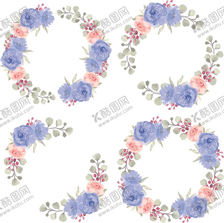 编号：26026510222020187977【酷图网】源文件下载-水彩花卉