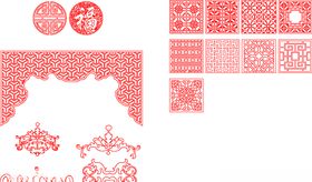 镂空花图案铁艺仿古纹仿古