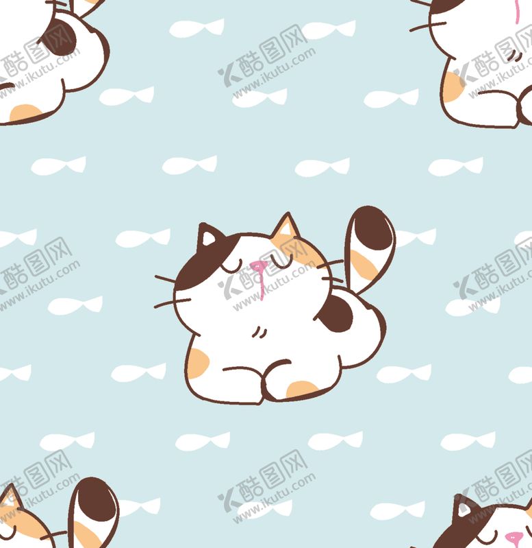 编号：50235409251443482818【酷图网】源文件下载-手绘卡通猫咪