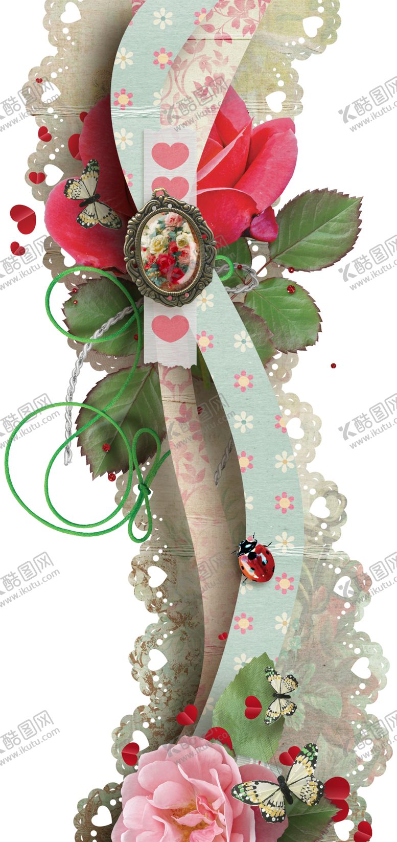 编号：65020509102114293842【酷图网】源文件下载-欧式复古花朵装饰