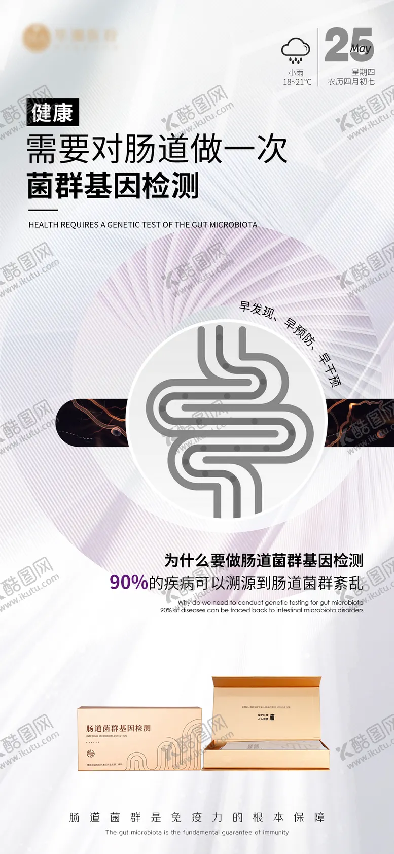 编号：31250011230959425751【酷图网】源文件下载-肠道菌群宣传海报
