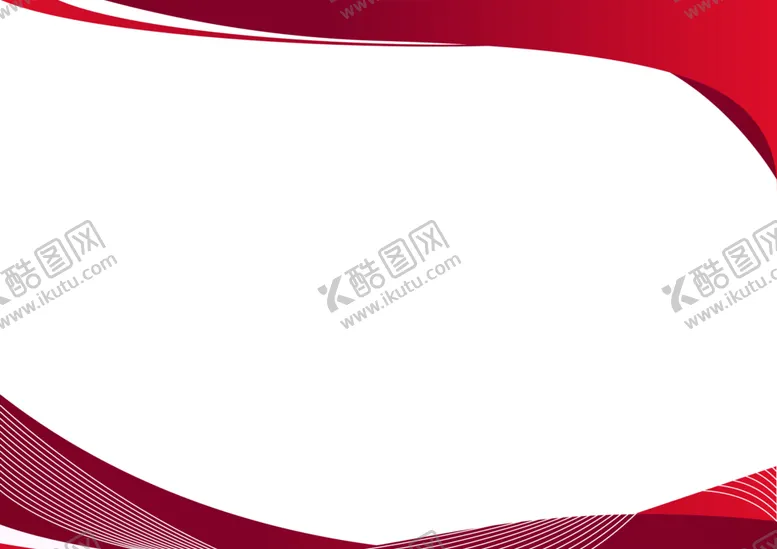 编号：36072702011914155795【酷图网】源文件下载-红色商业曲线波浪形边框
