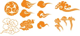 祥云中国风水纹中国