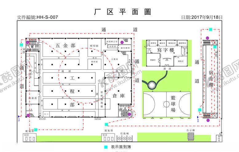 编号：97020109300846587015【酷图网】源文件下载-工厂平面图