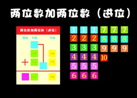 两位数加两位数教具 数学教具