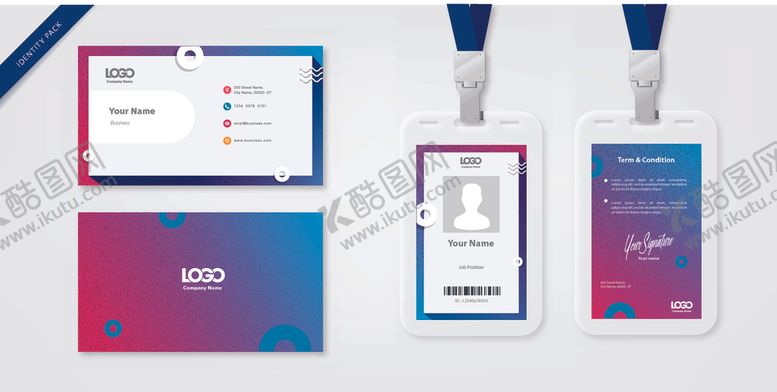 编号：50536309301959228121【酷图网】源文件下载-胸卡工作证