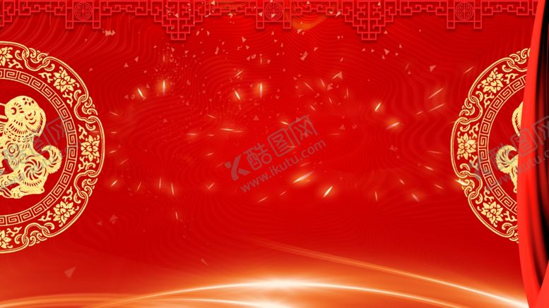 编号：81325110222223134807【酷图网】源文件下载-年会背景