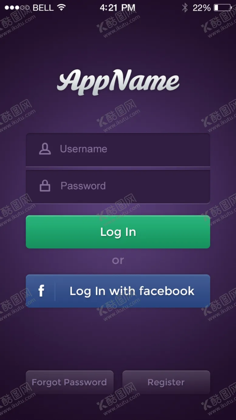 编号：59354910151414494394【酷图网】源文件下载-登陆界面