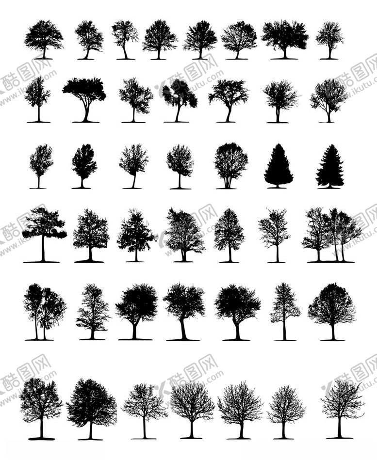 编号：25215601042145098651【酷图网】源文件下载-矢量树