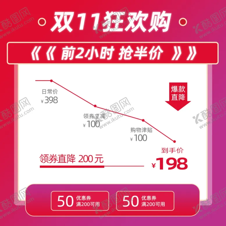编号：52953004220901095991【酷图网】源文件下载-淘宝购物节双十一主图直通车图