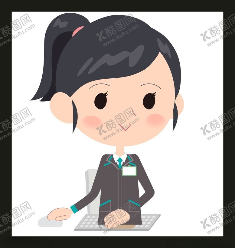 编号：12649501310802309844【酷图网】源文件下载-手绘卡通女孩