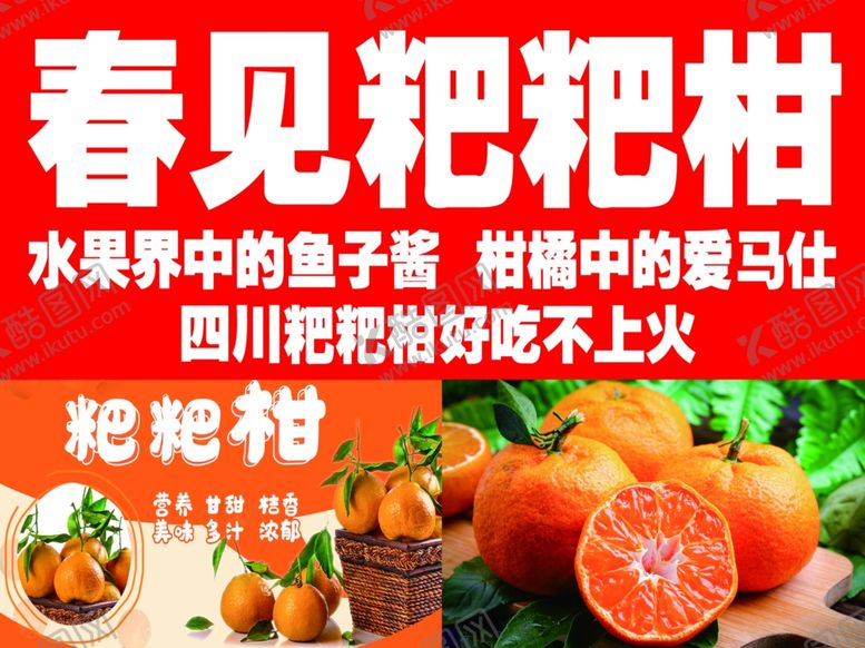 编号：21409602161626234859【酷图网】源文件下载-粑粑柑海报素材