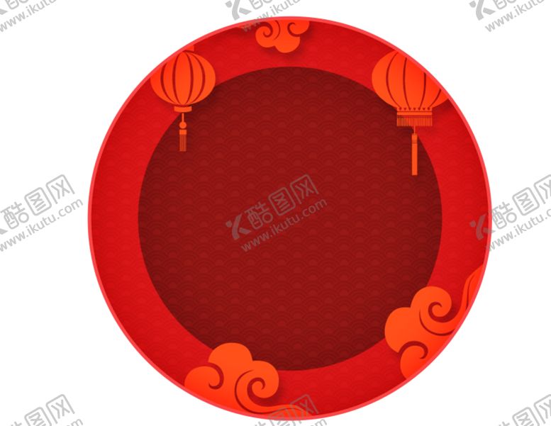 编号：91588905111154249656【酷图网】源文件下载-新年灯笼背景元素PNG素材