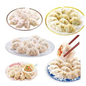 水饺展板子开业子包装子简介