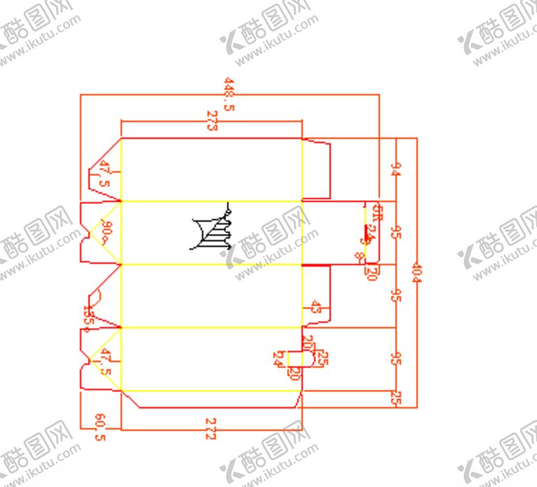 编号：89821404250305156569【酷图网】源文件下载-异性盒飞机盒啤盒刀模