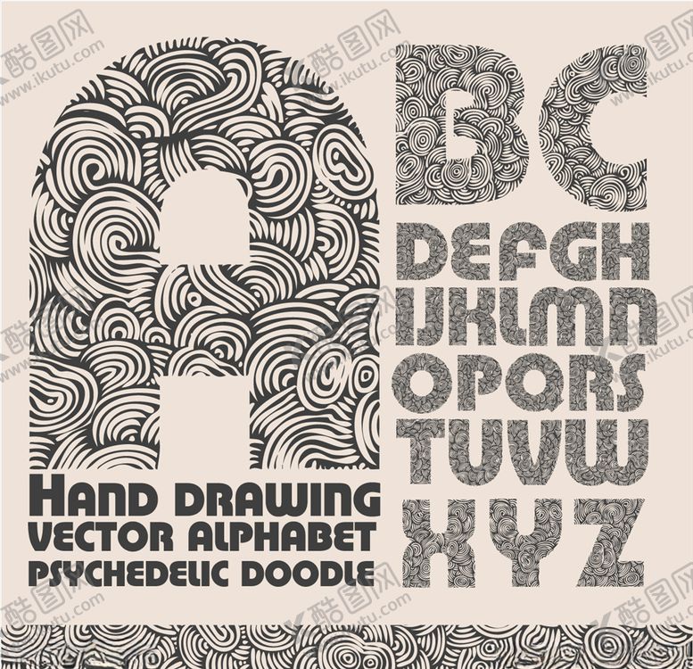 编号：56177710031813555076【酷图网】源文件下载-卡通字母