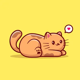 卡通猫咪可爱手绘