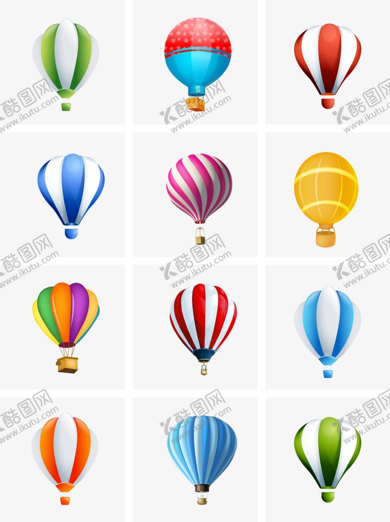 编号：52396910060242318231【酷图网】源文件下载-卡通热气球