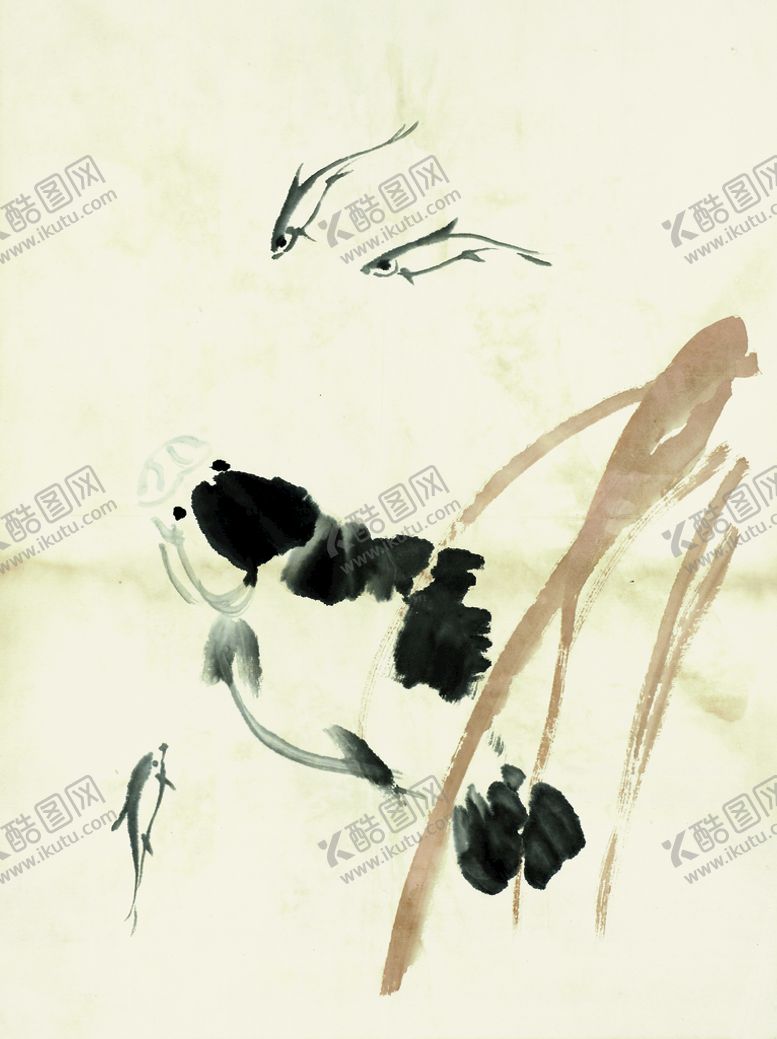 编号：76018309141053554285【酷图网】源文件下载-齐白石国画水墨山水怀古仰高