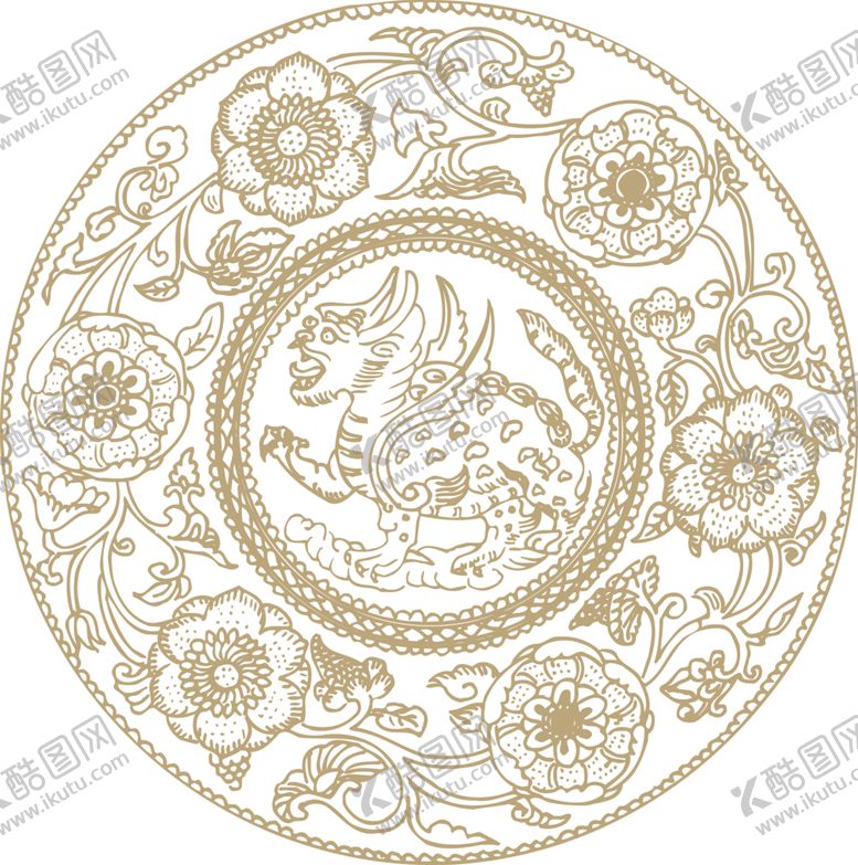 编号：44617910121045408369【酷图网】源文件下载-古典图案纹样
