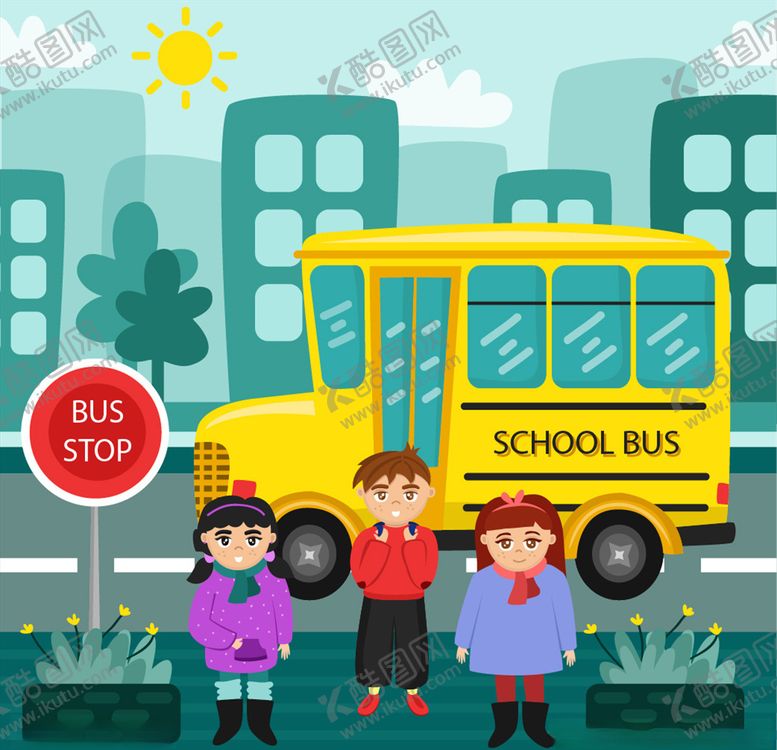 编号：36779610190829482551【酷图网】源文件下载-校车