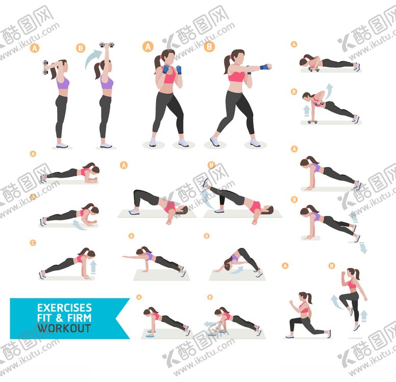编号：40477407020143461706【酷图网】源文件下载-卡通运动人物