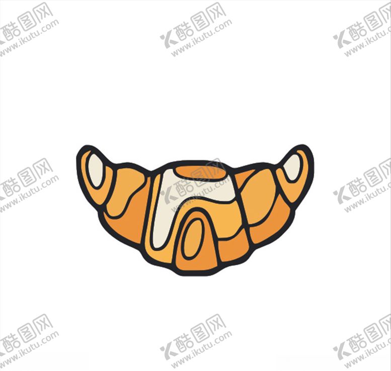 编号：59170909140854442588【酷图网】源文件下载-卡通牛角包