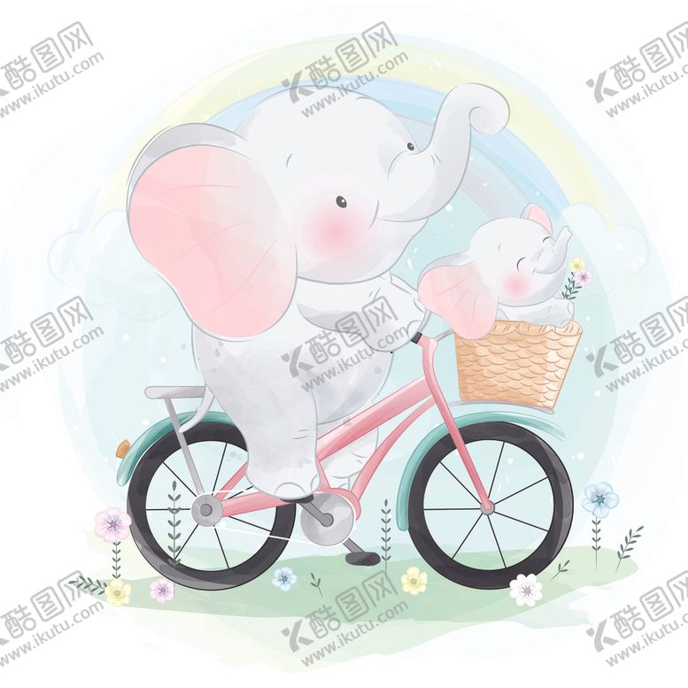 编号：72170209262023335067【酷图网】源文件下载-温馨浪漫动物插画