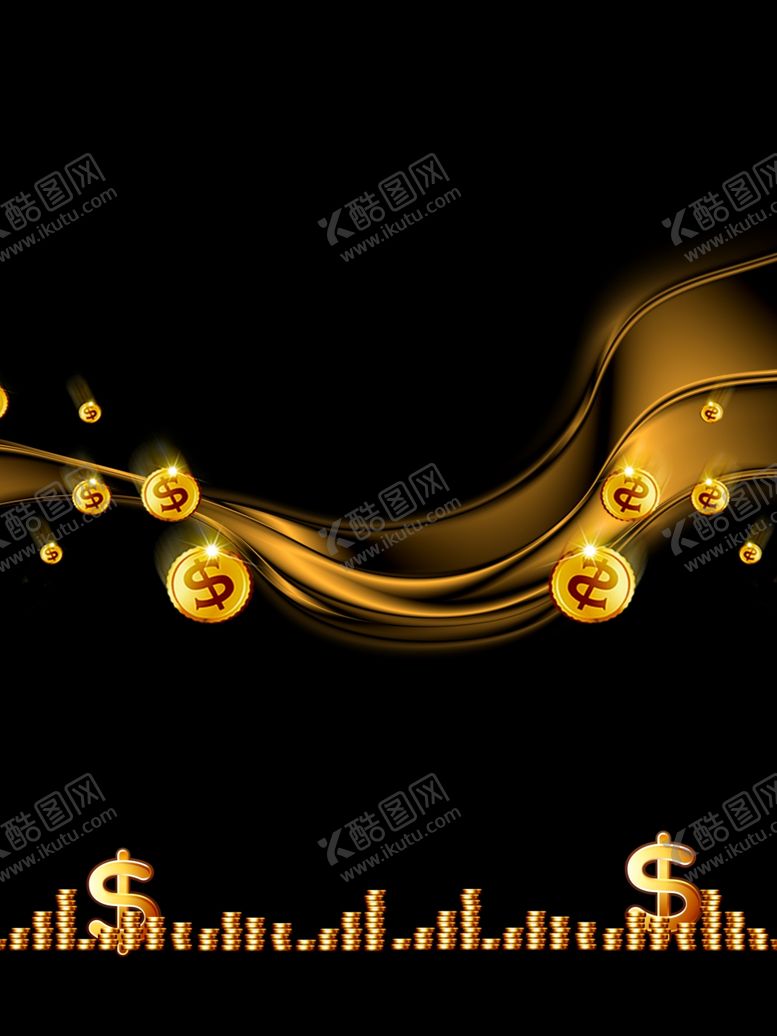 编号：37055910180429221910【酷图网】源文件下载-大气黑金背景