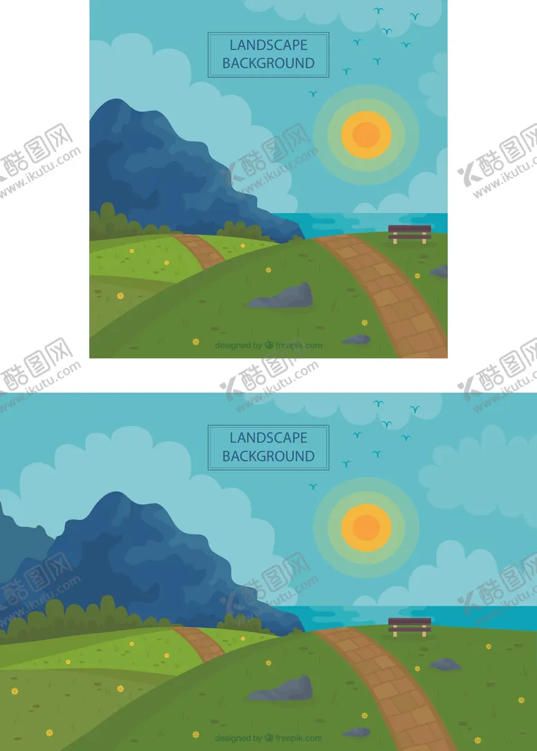 编号：84943502131715067589【酷图网】源文件下载-海边山坡礁石风景