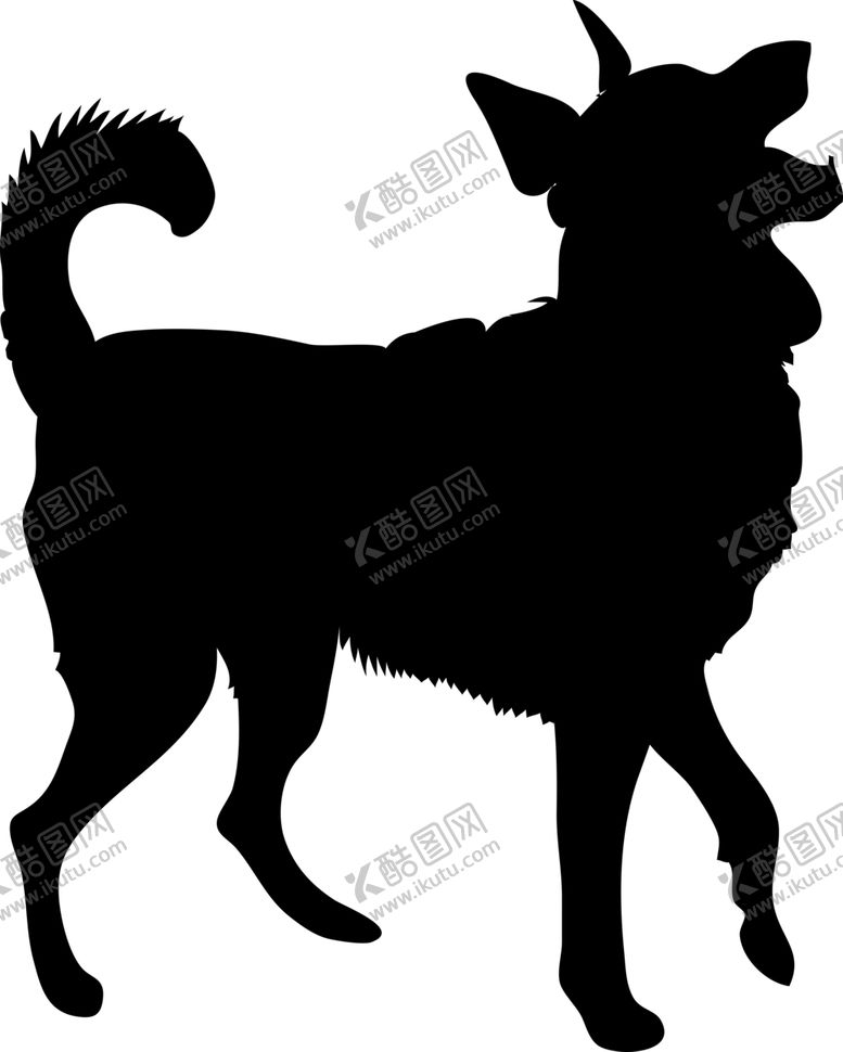 编号：72045704180150492914【酷图网】源文件下载-动物剪影