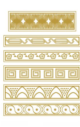 金色花纹