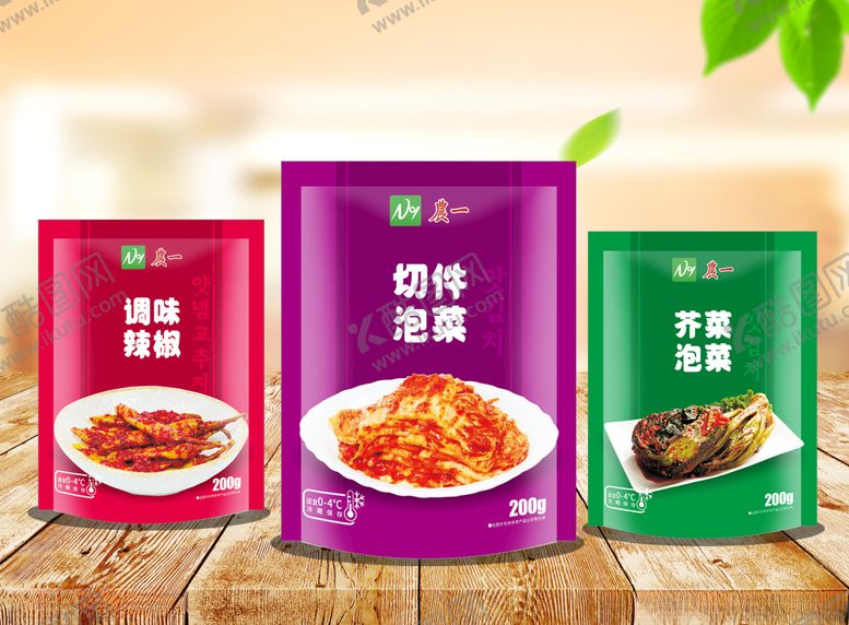 编号：73006209242051392573【酷图网】源文件下载-泡菜包装4未转曲