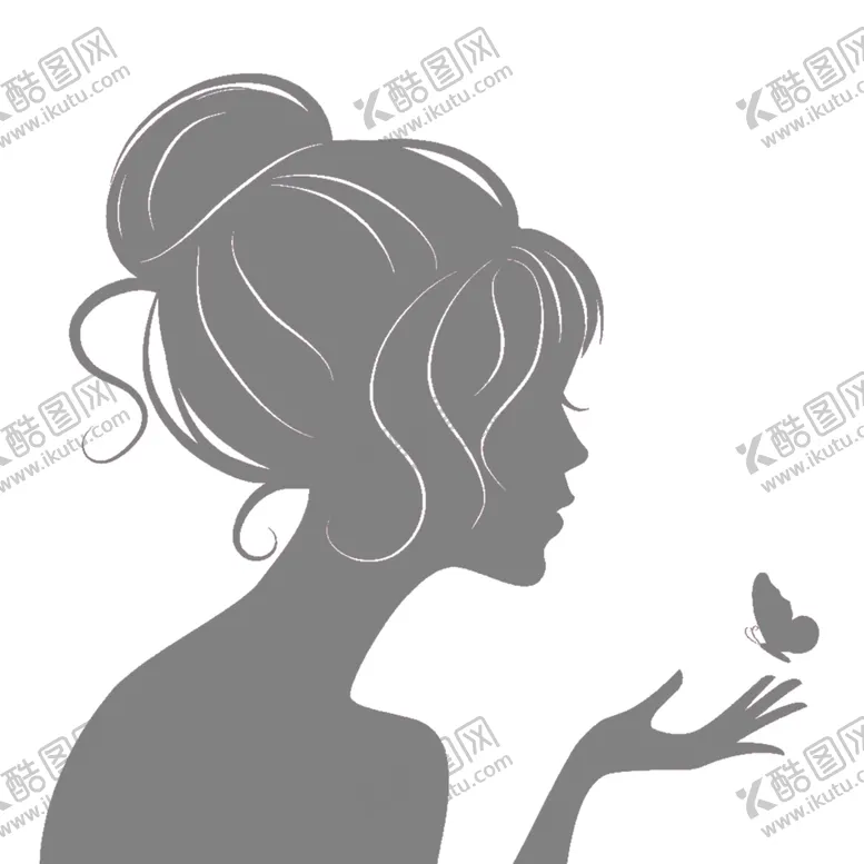 编号：67049905151357159520【酷图网】源文件下载-女子剪影