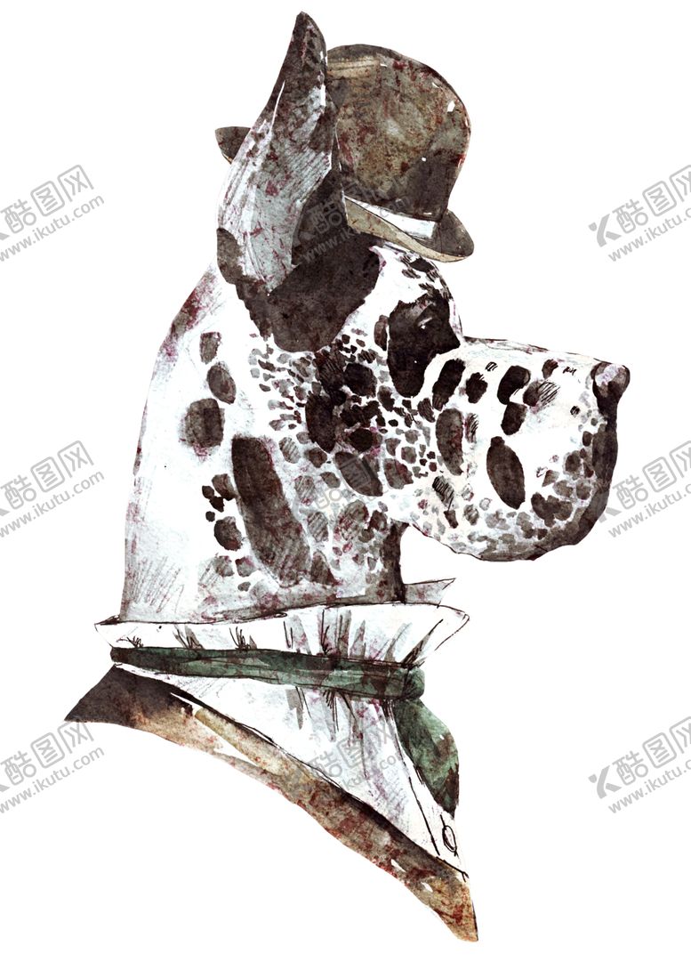 编号：99542402021943542911【酷图网】源文件下载-手绘狗子