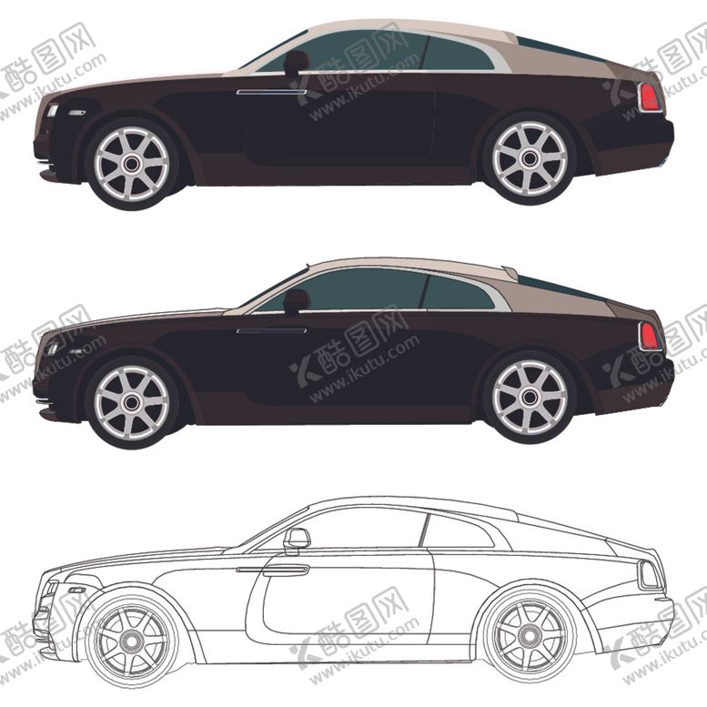 编号：22804910041926128058【酷图网】源文件下载-扁平汽车