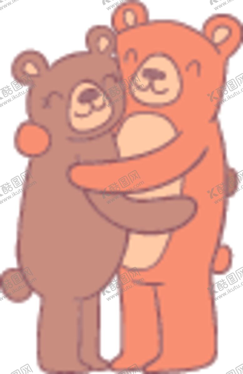 编号：51301009182049539120【酷图网】源文件下载-情侣小熊