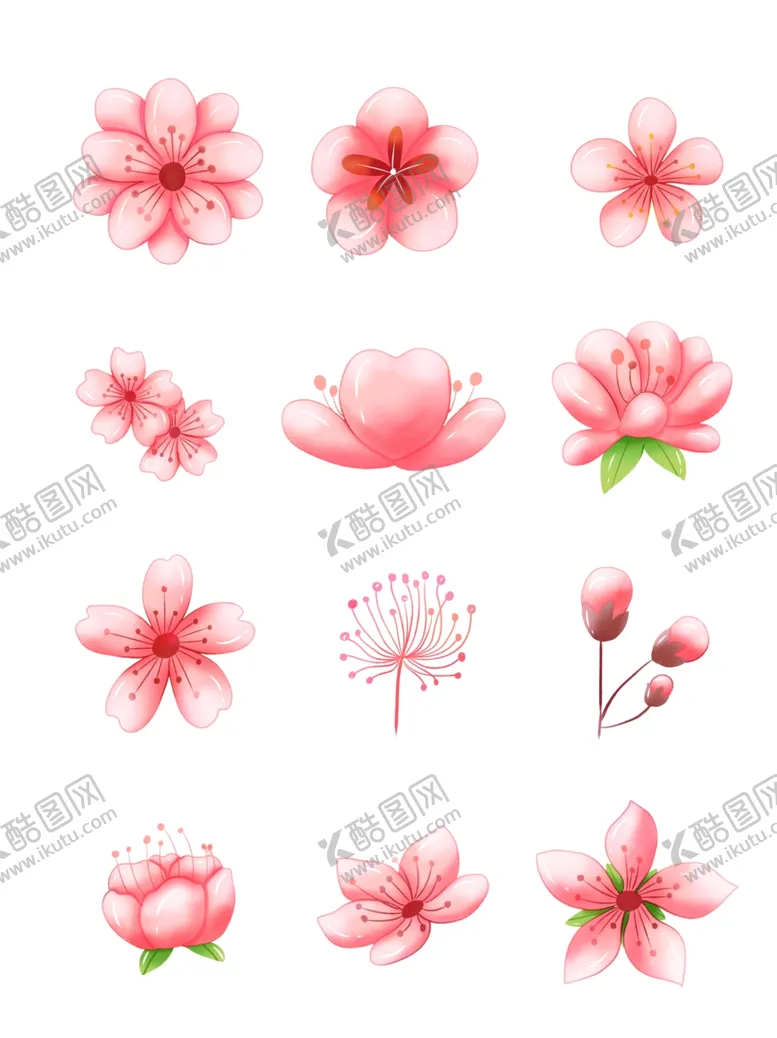编号：77438101130105146407【酷图网】源文件下载-花朵素材