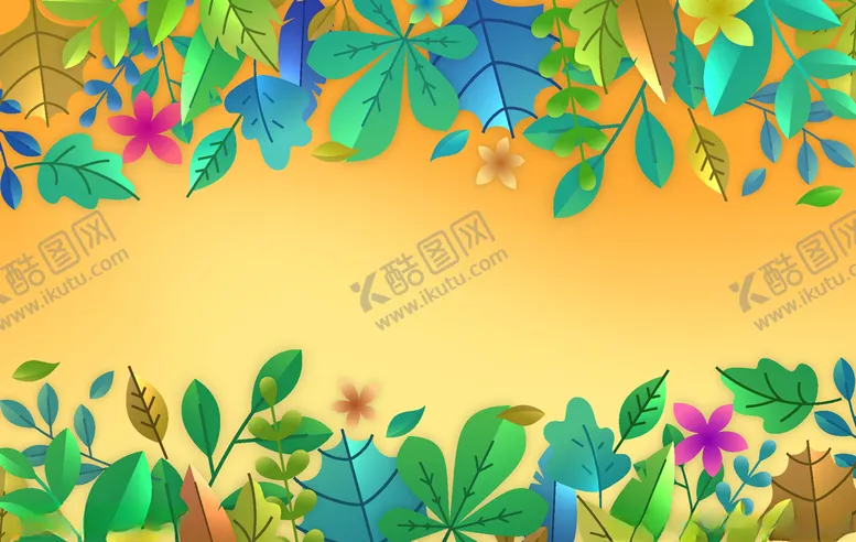 编号：81761607071128313271【酷图网】源文件下载-叶子背景